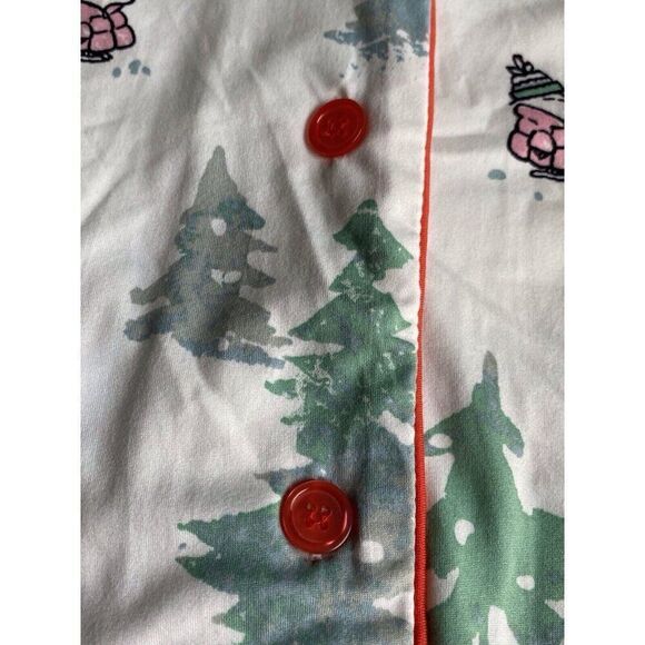 Munki Munki Peanuts Snoopy Woodstock Puffer Jacket Nightgown PJ Women’s Sz M NEW - Picture 9 of 16